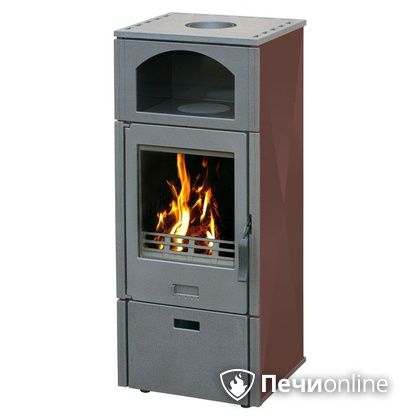 Отопительно-варочная печь Plamen Laguna коричневая в Нефтеюганске