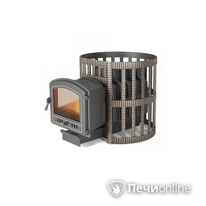 Дровяная печь-каменка Везувий Легенда Ретро Ковка 24 (224) в Нефтеюганске