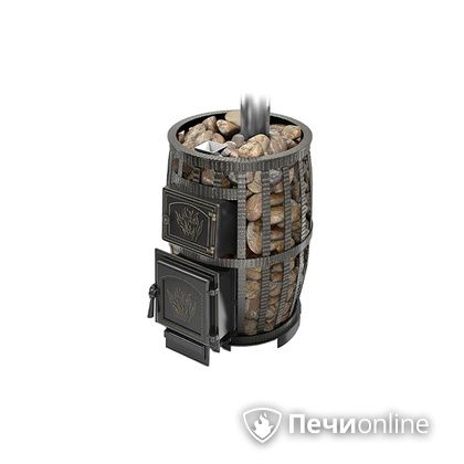Дровяная печь-каменка Везувий Легенда Русский пар Ковка 24 (271) б/в в Нефтеюганске