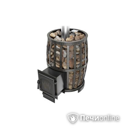 Дровяная печь-каменка Везувий Легенда Русский пар Ковка 18 (271) в Нефтеюганске