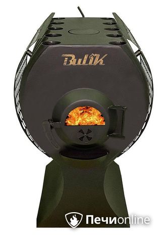 Отопительно-варочная печь Березка BulyK 400 Плюс со стеклом и экранами боковыми в Нефтеюганске