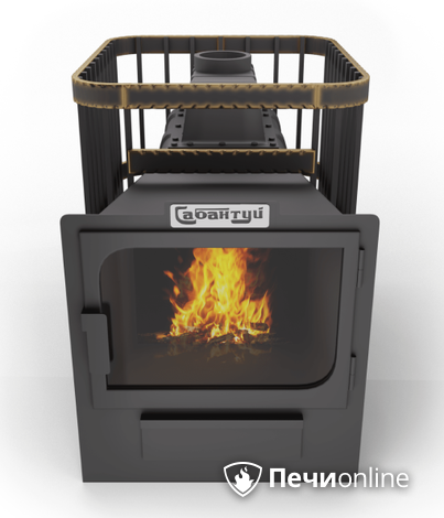 Дровяные печи-каменки Сабантуй Квадро Чугун 24 панорама в Нефтеюганске