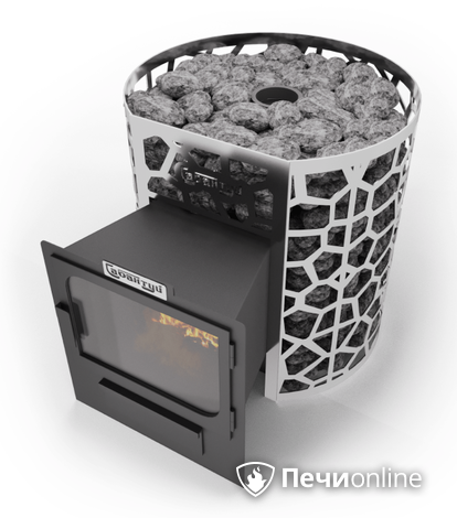 Дровяные печи-каменки Сабантуй Саванна Чугун 24 панорама в Нефтеюганске