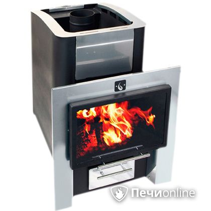 Дровяная банная печь Конвектика 16 Плазма антрацит в Нефтеюганске