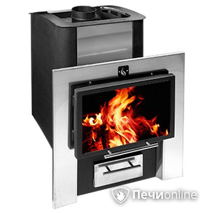 Дровяная банная печь Конвектика 26 Плазма антрацит в Нефтеюганске