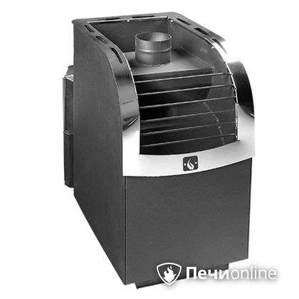 Дровяная банная печь Конвектика Ниагара Сетка 16 антрацит в Нефтеюганске