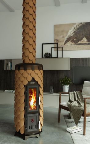 Отопительная печь TMF Сента Панголина Лайт терракота в Нефтеюганске