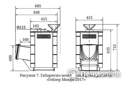 Дровяная печь-каменка TMF Гейзер Микра 2017 Inox ДА ЗК ТО терракота в Нефтеюганске