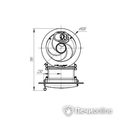 Дровяная печь-каменка Прометалл Атмосфера L ламель Окаменевшее дерево наборный рисунок в Нефтеюганске