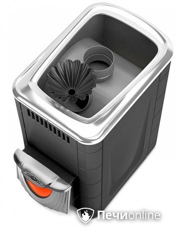 Дровяная банная печь TMF Ангара 2012 Inox ДНС КТК ЗК антрацит в Нефтеюганске