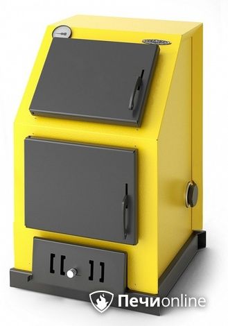 Твердотопливный котел TMF Оптимус Лайт 16кВт под АРТ и ТЭН желтый в Нефтеюганске