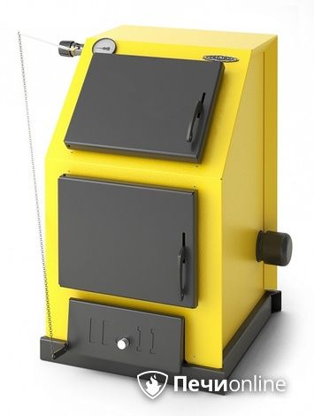 Твердотопливный котел TMF Оптимус Электро 16кВт АРТ ТЭН 6кВт желтый в Нефтеюганске