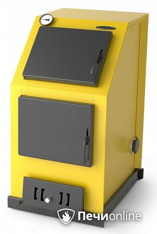 Твердотопливный котел TMF Оптимус Лайт 25кВт под АРТ и ТЭН желтый в Нефтеюганске