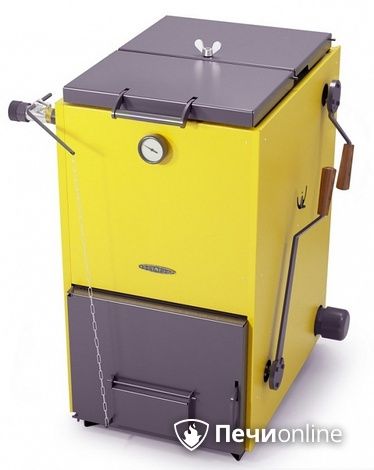 Твердотопливный котел TMF Цельсий Электро 20кВт АРТ ТЭН 6кВт желтый в Нефтеюганске