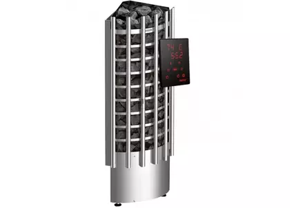 Электрокаменка для сауны Harvia Glow Corner TRC70XE c цифровой панелью управления в Нефтеюганске