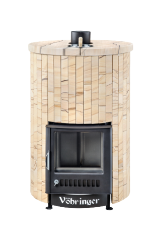 Дровяная банная печь Ферингер Уют-18 ПФ (Пироксенит наборный) в Нефтеюганске