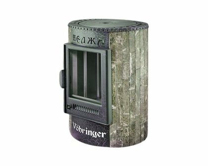 Отопительно-варочная печь Ферингер  Нелжа ПФ (Жадеит наборный) в Нефтеюганске