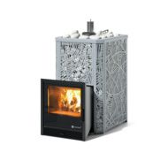 Дровяная печь-каменка ИзиСтим Ялта 25 (Модерн), AISI 321