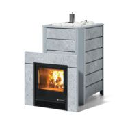 Дровяная печь-каменка ИзиСтим Ялта 35К (Талькохлорит), AISI 321