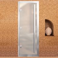 Дверь для бани Arta Премьер 60G Белая матовая, 2100х900 мм