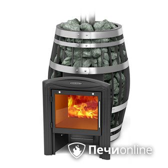 Дровяная банная печь TMF Саяны XXL 2015 Inox Витра с закрытой каменкой в Нефтеюганске