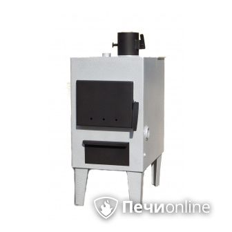 Твердотопливный котел НМК Сибирь 8 ТПЭ ножки и переходник на круглую трубу в комплекте в Нефтеюганске