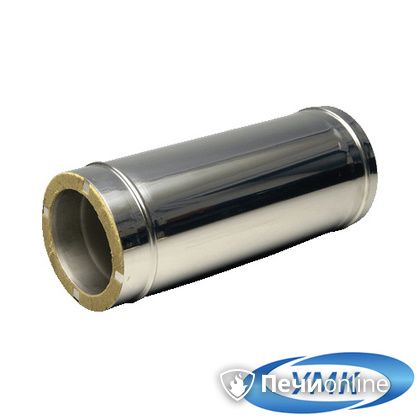 Дымоход УМК Сэндвич-труба 0.5м 200х280 Н+Н 0.5мм 0.5мм по воде в Нефтеюганске