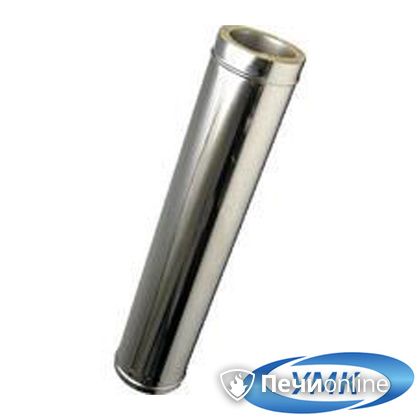 Дымоход УМК сэндвич 1.0м 100х160 Н+Оц 0.5мм 0.5мм по воде в Нефтеюганске