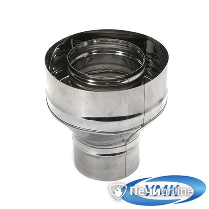 Дымоход УМК Старт-сэндвич холодный D=140х200 Н+Оц 0.5мм по воде в Нефтеюганске