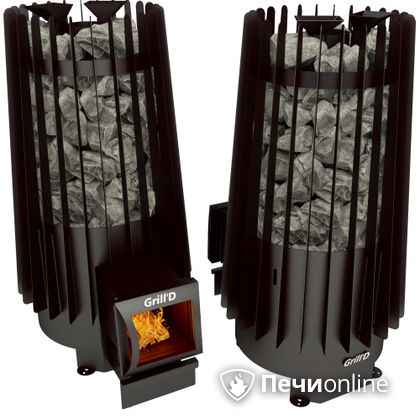 Дровяная банная печь GrillD Cometa Vega 180 long black в Нефтеюганске