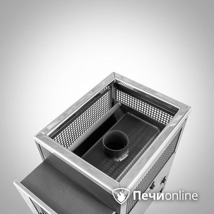 Дровяная банная печь Радуга ПБ-21 (встроенный теплообменник) 6 мм прочистная дверца в Нефтеюганске