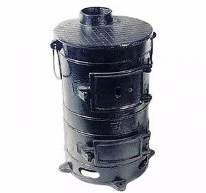 Печь-буржуйка Буржуйка ПОВ-57 армейская чугунная в Нефтеюганске