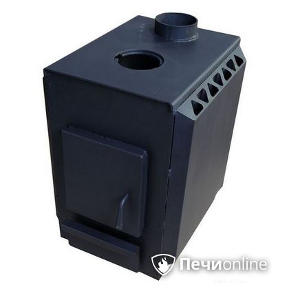 Печь буржуйка УЗПО Теплушка 200 с варочной поверхностью антрацит в Нефтеюганске