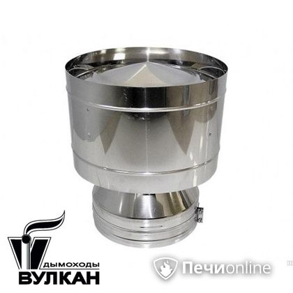 Дефлектор Вулкан DDH с изоляцией 50 мм D=300/400 нержавейка/оцинковка в Нефтеюганске