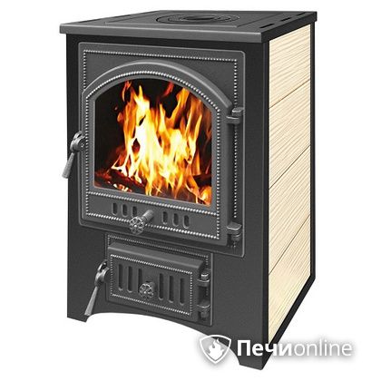 Печь-камин Везувий ПК-01(205) с варочной плитой бежевый в Нефтеюганске
