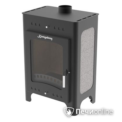 Печь-камин Протопи Кенигсберг 9U без конфорки выход дымохода вверх в Нефтеюганске