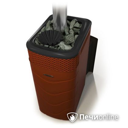 Дровяная банная печь TMF Гейзер XXL 2017 Inox Витра закрытая каменка терракота в Нефтеюганске