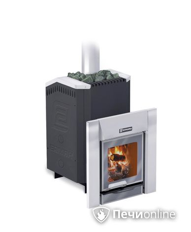 Дровяная банная печь Ермак 12-Премиум стальная топка 8мм в Нефтеюганске